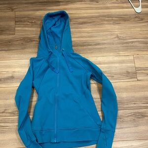 Athleta Bright Teal Athletic Hoodie